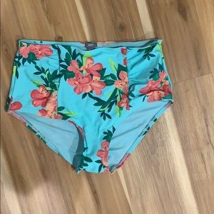 Aerie floral bikini bottoms